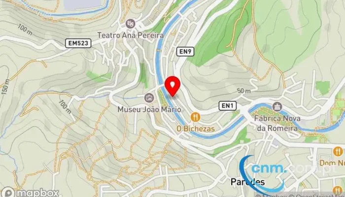 mapa de Loja CTT Correios em Alenquer