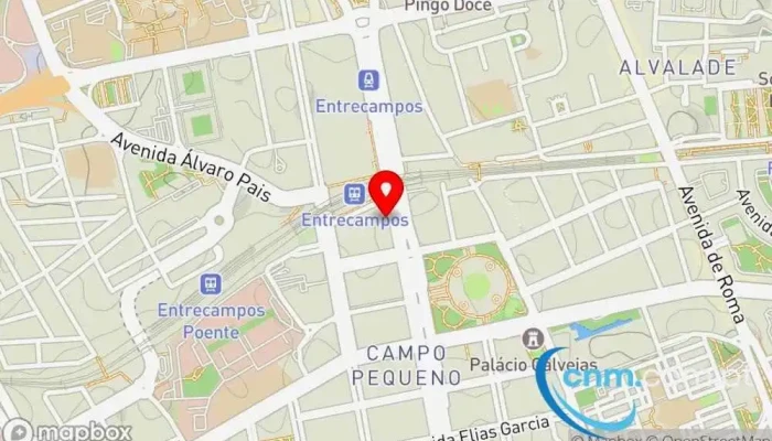 mapa de Loja CTT Correios, Banco em Lisboa