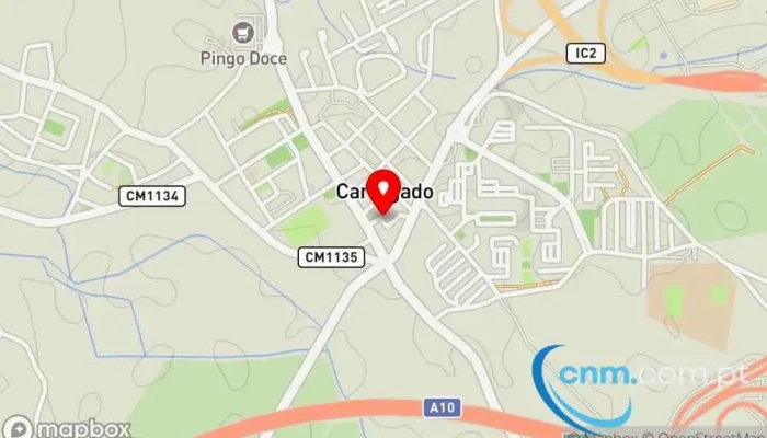 mapa de Loja CTT Correios em Carregado