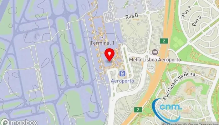 mapa de Loja CTT Correios em Lisboa