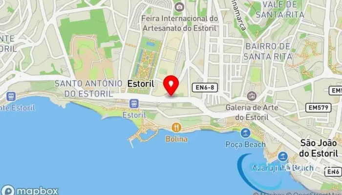 mapa de Loja CTT Correios em Estoril