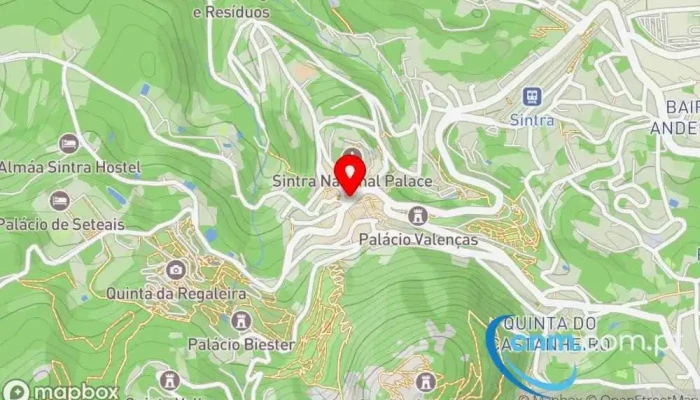 mapa de Loja CTT Correios em Sintra