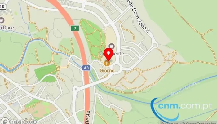mapa de Loja CTT Correios em Loures