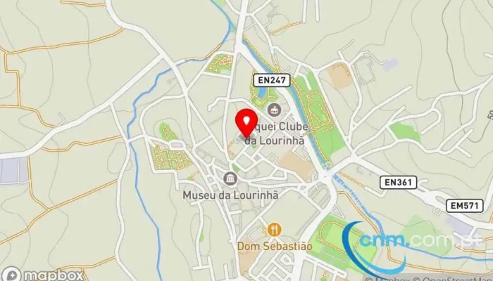 mapa de Loja CTT Correios em Lourinhã