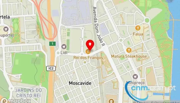 mapa de Loja CTT Correios em Moscavide