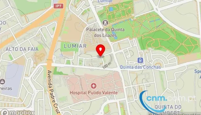 mapa de Loja CTT Correios em Lisboa