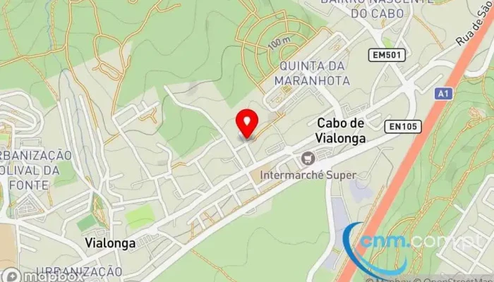 mapa de Loja CTT Correios em Vialonga