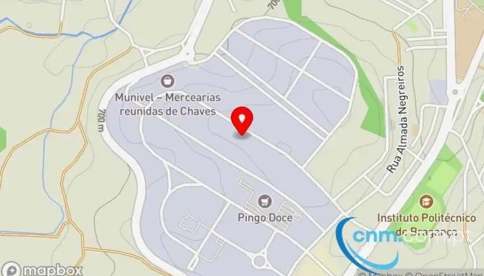 mapa de Loja CTT Correios em Bragança