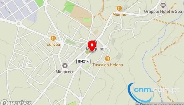 mapa de Loja CTT Correios em Carrazeda de Ansiães