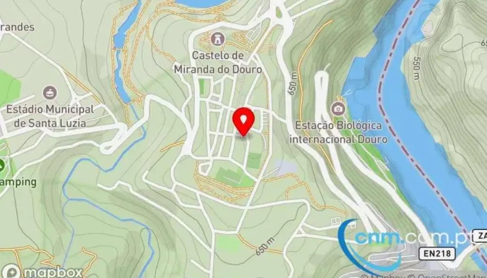 mapa de Loja CTT Correios em Miranda do Douro