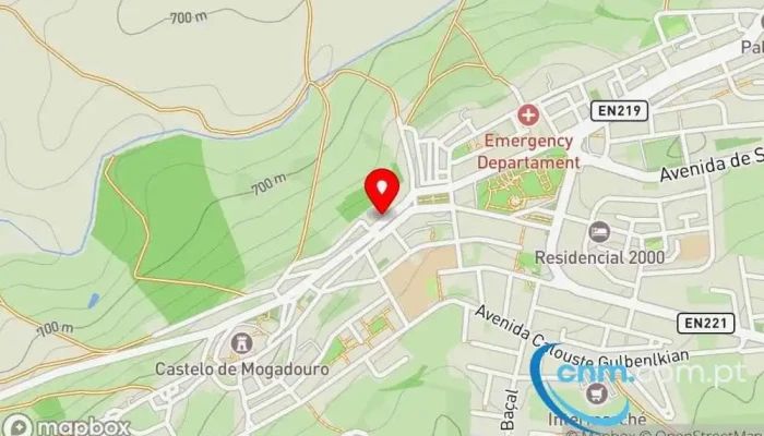mapa de Loja CTT Correios em Mogadouro
