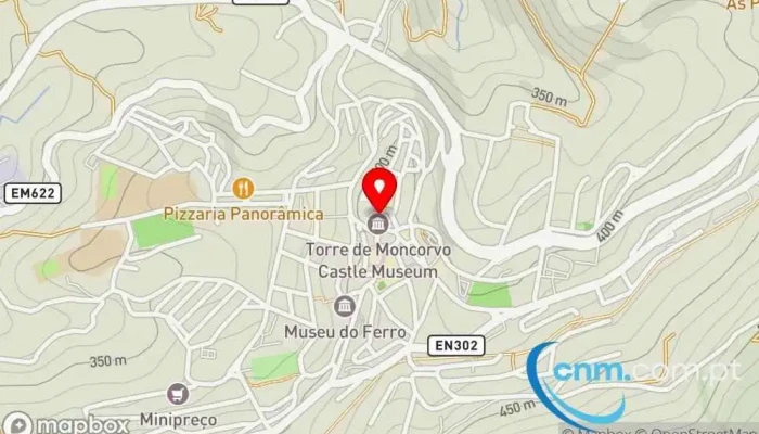mapa de Loja CTT Correios, Correio em Torre de Moncorvo
