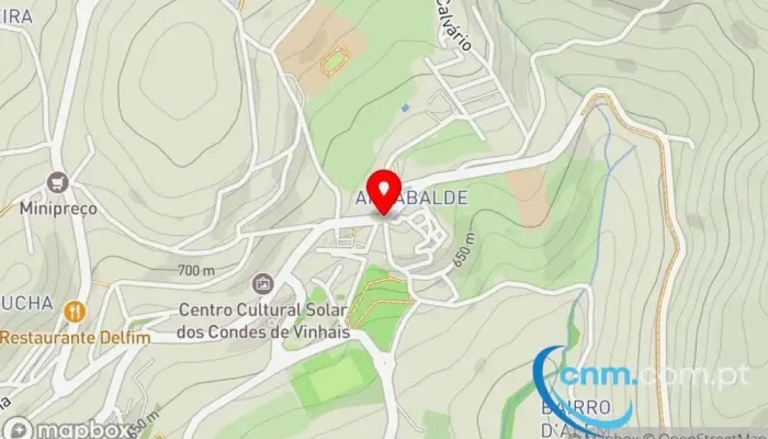 mapa de Loja CTT Correios em Chaves