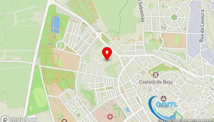mapa de Loja CTT Correios em Beja
