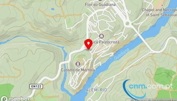 mapa de Loja CTT Correios em Mértola
