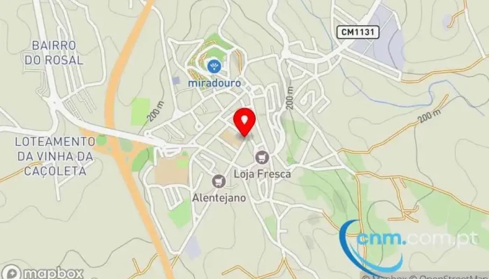 mapa de Loja CTT Correios em Ourique