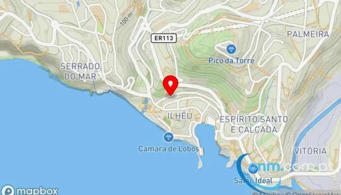 mapa de Loja CTT Correios em Câmara de Lobos