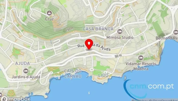 mapa de Loja CTT Correios em Funchal