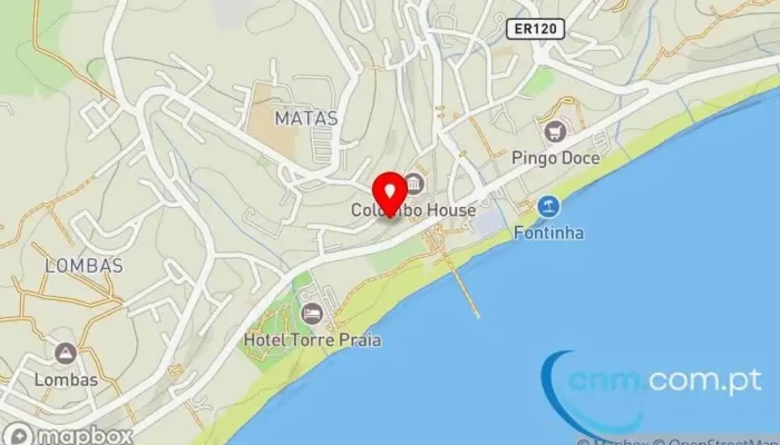 mapa de Loja CTT Correios em Vila Baleira