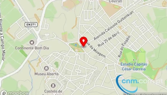 mapa de Loja CTT Correios em Campo Maior