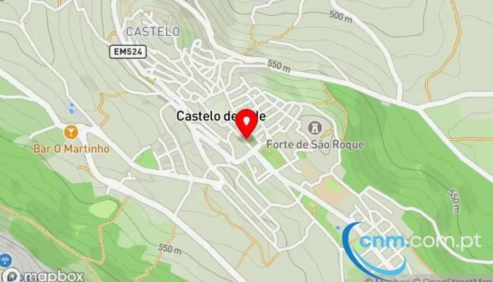 mapa de Loja CTT Correios em Castelo de Vide