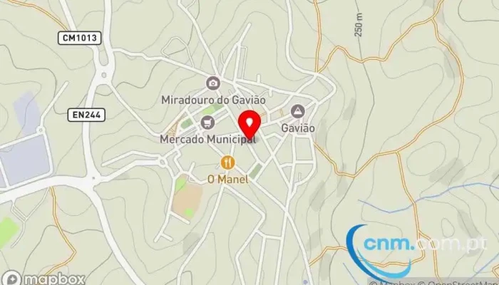 mapa de Loja CTT Correios em Gavião