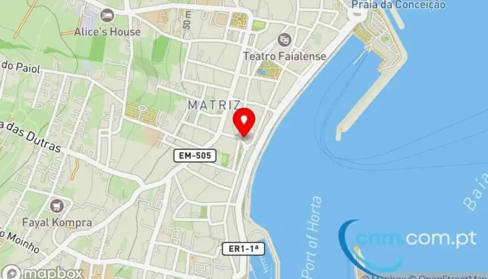 mapa de Loja CTT Correios em Horta