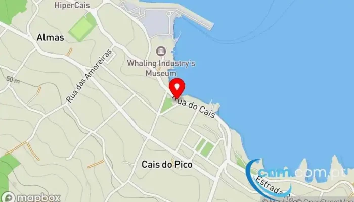 mapa de Loja CTT Correios em São Roque do Pico