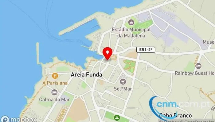 mapa de Loja CTT Correios em Madalena