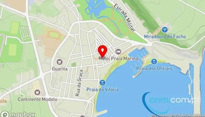 mapa de Loja CTT Correios em Praia da Vitória