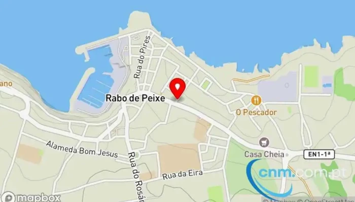 mapa de Loja CTT Correios em Rabo de Peixe
