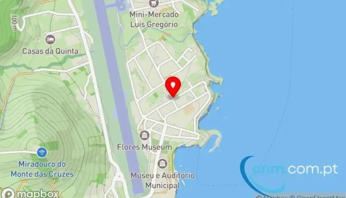 mapa de Loja CTT Correios em Santa Cruz das Flores