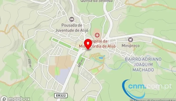 mapa de Loja CTT Correios em Alijó