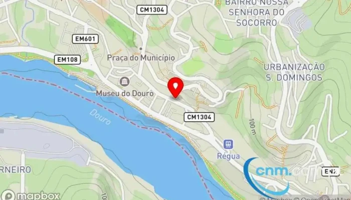 mapa de Loja CTT Correios em Peso da Régua