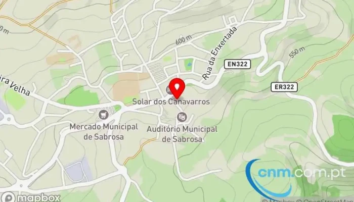 mapa de Loja CTT Correios em Sabrosa