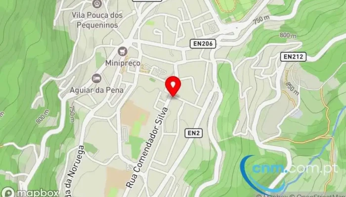mapa de Loja CTT Correios em Vila Pouca de Aguiar