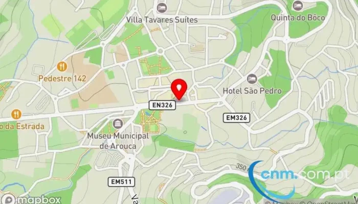 mapa de Loja CTT Correios em Arouca