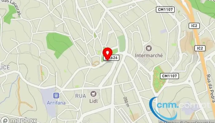 mapa de Loja CTT Correios em Arrifana
