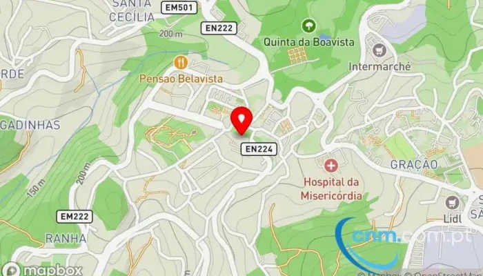mapa de Loja CTT Correios em Castelo de Paiva