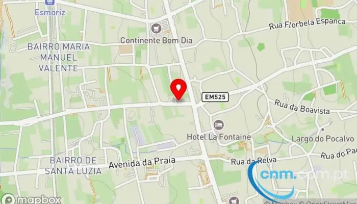 mapa de Loja CTT Correios em Esmoriz