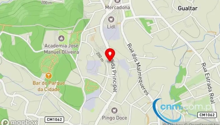 mapa de Loja CTT Correios, Banco em Lourosa