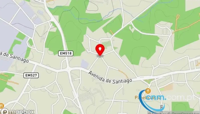mapa de Loja CTT Correios em Rio Meão