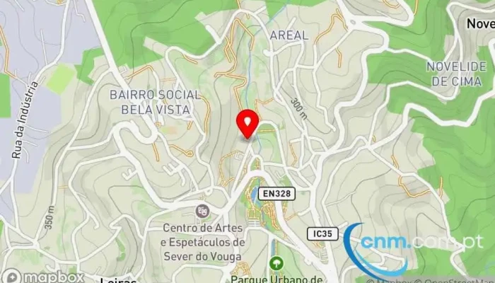 mapa de Loja CTT Correios em Sever do Vouga