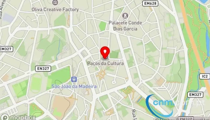 mapa de Loja CTT Correios em São João da Madeira