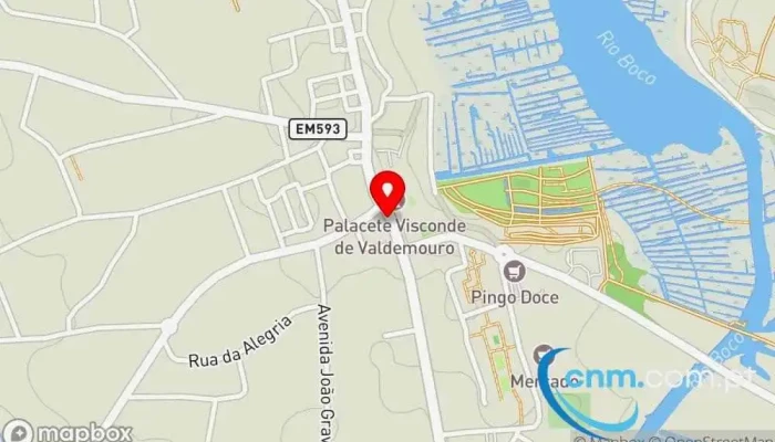 mapa de Loja CTT Correios em Vagos
