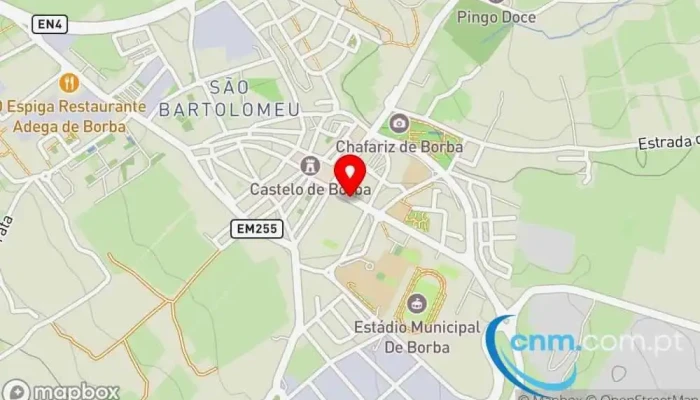 mapa de Loja CTT Correios em Borba