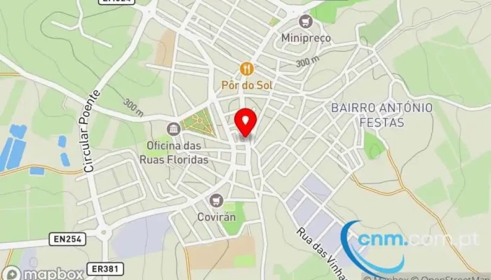 mapa de Loja CTT Correios em Redondo