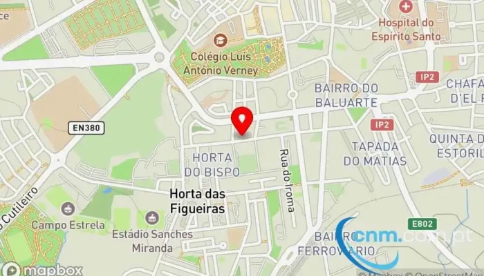 mapa de Loja CTT Correios, Banco em Évora