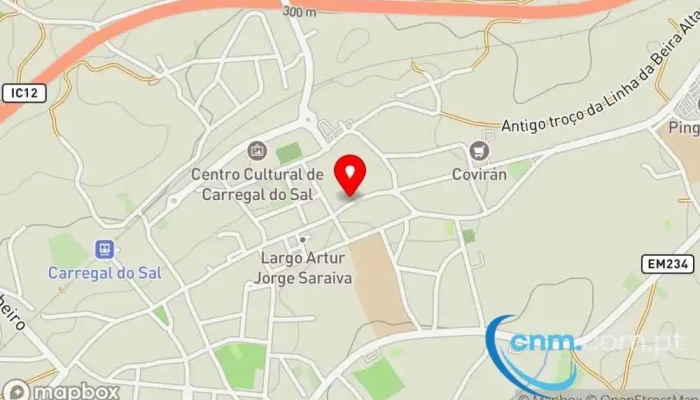 mapa de Loja CTT Correios em Carregal do Sal
