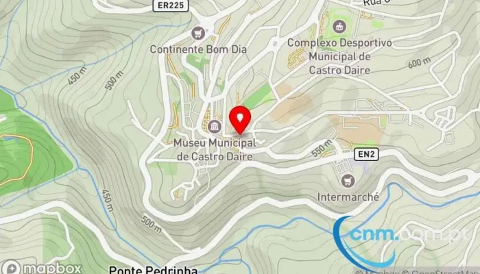 mapa de Loja CTT Correios em Castro Daire